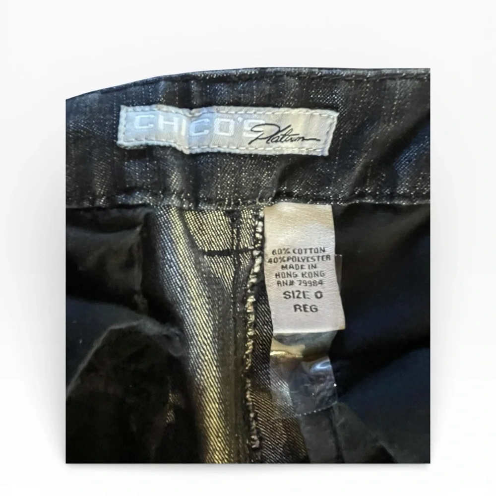 Chico's Classic Black Straight Leg Jeans